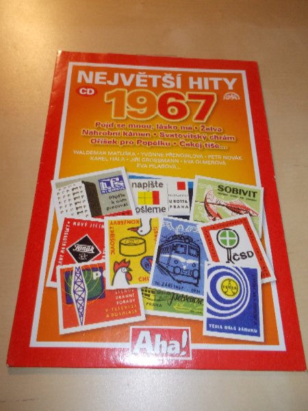 Various Artists - NEJVĚTŠÍ HITY 1967 (CD v pošetce) > varianta 1967