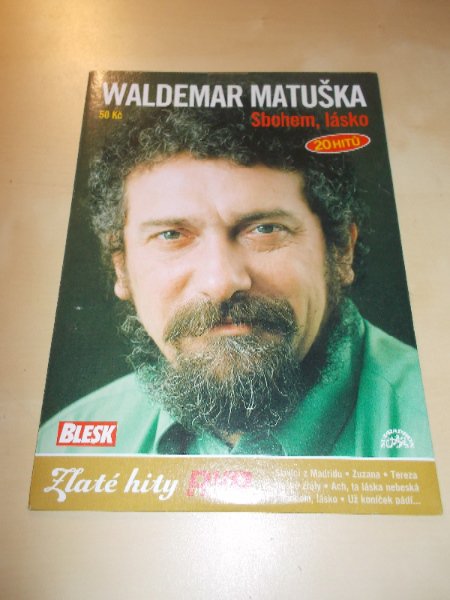 WALDEMAR MATUŠKA - SBOHEM, LÁSKO 20 HITŮ (DVD v pošetce)