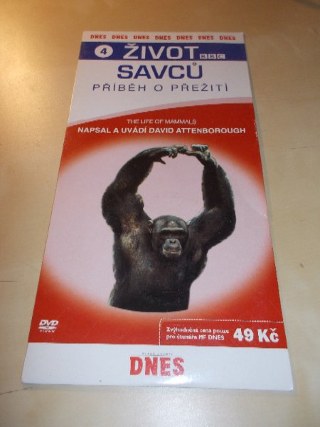 ŽIVOT SAVCŮ - PŘÍBĚHO PŘEŽITÍ (DVD v pošetce) > varianta 4 DVD