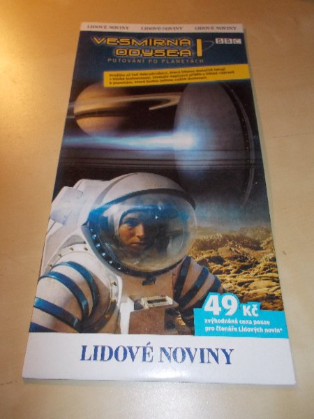 Vesmírná Odysea - Putování po planetách (DVD v pošetce) - 1 DÍL > varianta 1 DÍL.