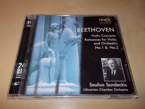 BEETHOVEN. Violin Concerto. Romances for Violin & Orchestra No.1 & No.2. (CD) BAZAR ROZBALENO