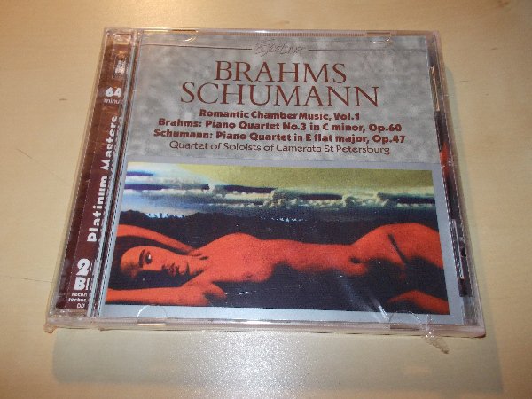Schumann - Piano Quartet in Ef Op47, Brahms: Piano Quartet in Cm No3, Op60 (CD)