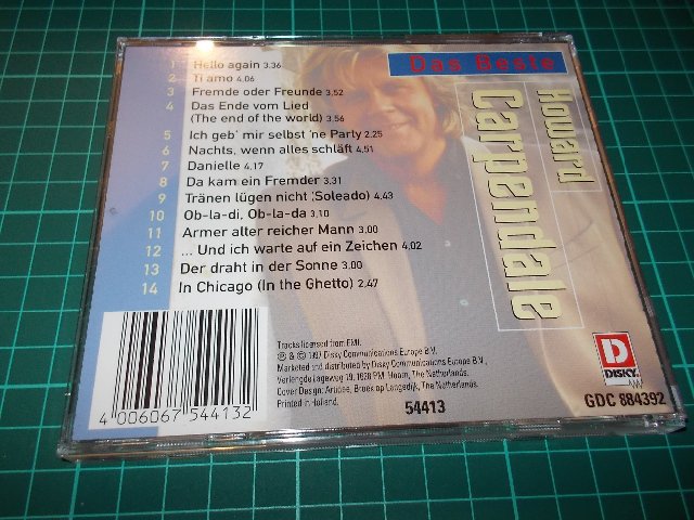 Howard Carpendale - Das Beste (CD) BAZAR ROZBALENO
