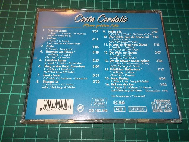 Costa Cordalis - Meine Größten Hits (CD) BAZAR ROZBALENO 
