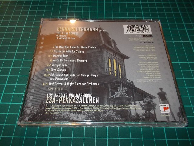 Bernard Herrmann - Salonen , Los Angeles Philharmonic - The Film Scores (CD)