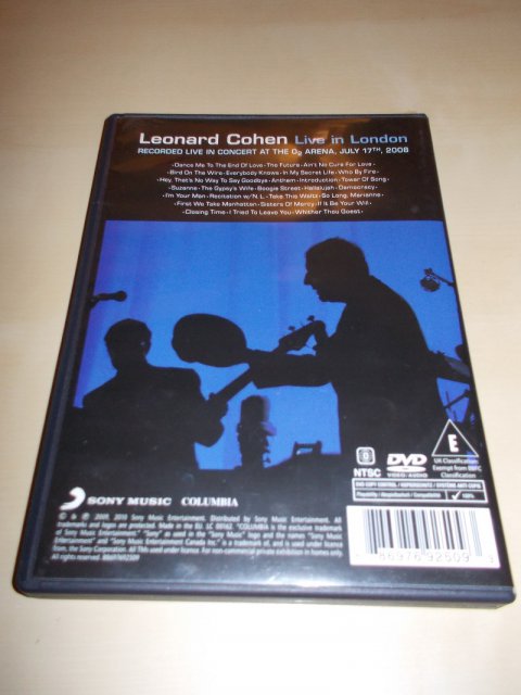 Leonard Cohen - Live In London (DVD) BAZAR ROZBALENO 