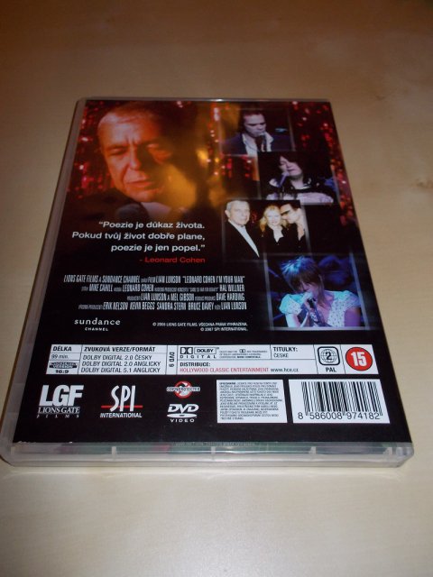 Leonard Cohen - I´m Your Man (DVD) BAZAR ROZBALENO 