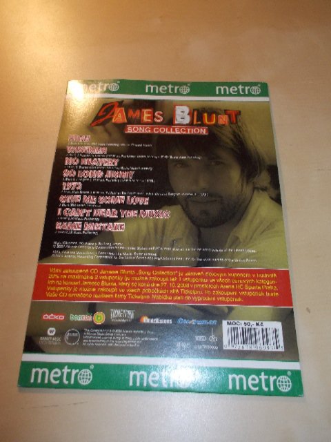 JAMES BLUNT - SONG COLLECTION (CD v pošetce)