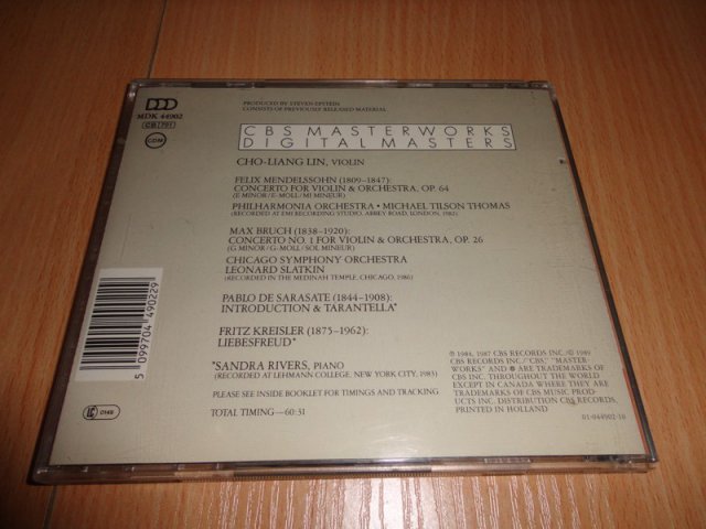 Mendelssohn-Bruch: Violin Concertos : LIN (CD) BAZAR ROZBALENO