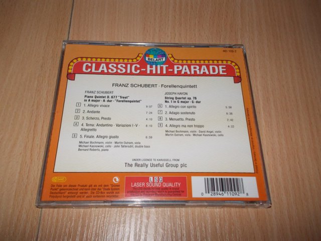 Franz Schubert - Forellenquintett (CD) BAZAR ROZBALENO 