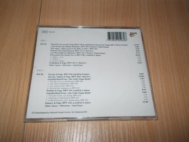 BERUHMTE ORGELWERKE (2CD) > varianta 2184-2 BAZAR ROZBALENO 