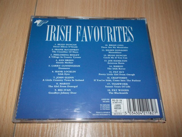 RŮZNÍ INTERPRETI - IRISH FAVOURITES (CD) BAZAR ROZBALENO 