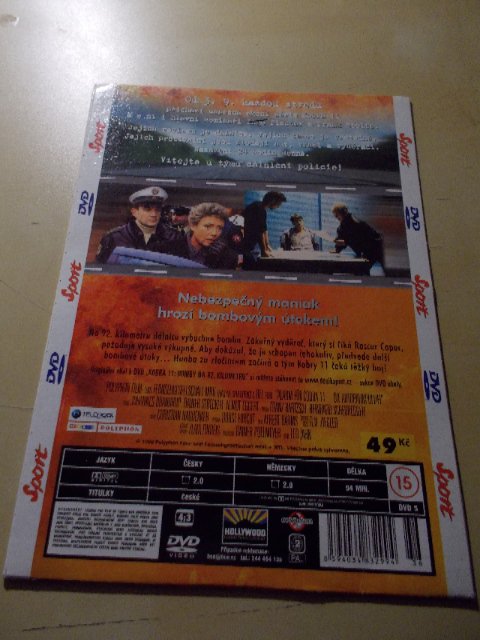 Kobra 11 (TV seriál) PILOTNÍ FILM - BOMBY NA 92. KILOMETRU (DVD v pošetce) > varianta BOMBY NA 92. KILOMETRU