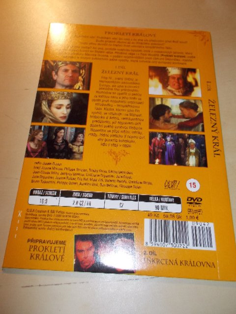 Prokletí králové (TV seriál) DISK 1. (DVD v pošetce) > varianta DISK 1.