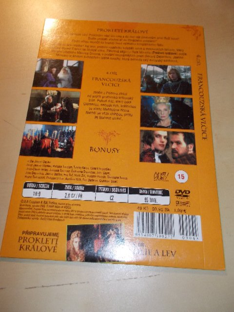 Prokletí králové (TV seriál) DISK 4. (DVD v pošetce) > varianta DISK 4.