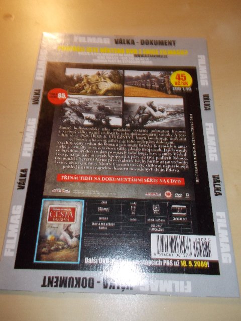 Pochod k vítězství: Cesta do Říma  (TV seriál) DISK 1 (DVD v pošetce) > varianta Cesta do Říma  - DISK 1.