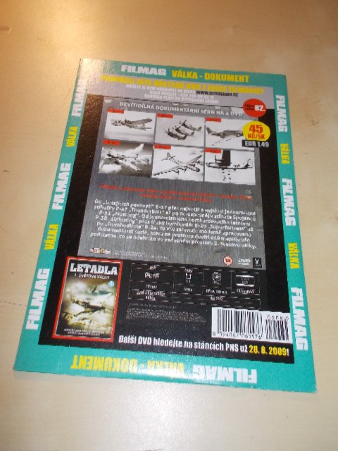 Letadla 2. světové války DISK 2. (DVD v pošetce) > varianta DISK 2.