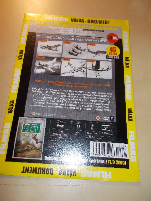 Letadla 2. světové války DISK 4. (DVD v pošetce) > varianta DISK 4.