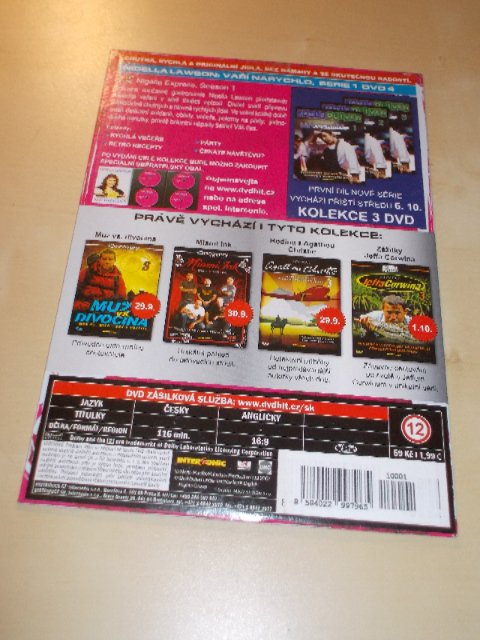 Nigella Lawson vaří narychlo (TV pořad) SADA 4 DVD (DVD v pošetce)