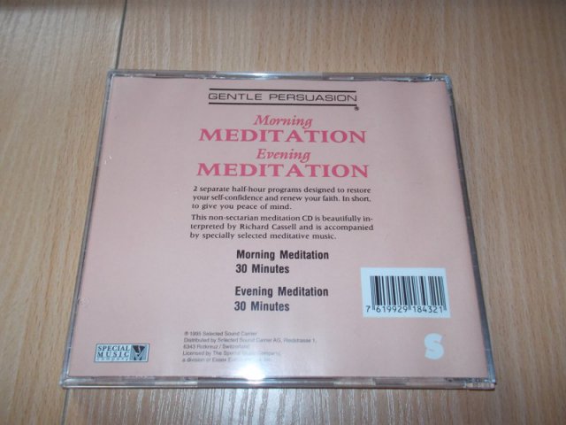 MORNING MEDITATION-EVENING MEDITION (CD)  BAZAR ROZBALENO 