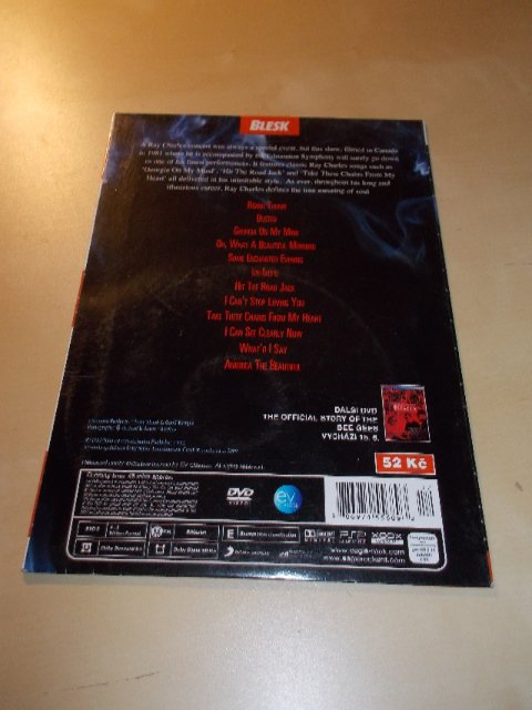 RAY CHARLES LIVE - IN CONCERT WITH THE EDMONTON SYMPHONY (DVD v pošetce)