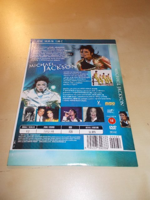 Michael Jackson - skutečný příběh krále popu - dokument (DVD v pošetce) > varianta NORTH VIDEO