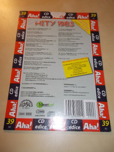 Největší hity 1983 (CD v pošetce) > varianta 1983