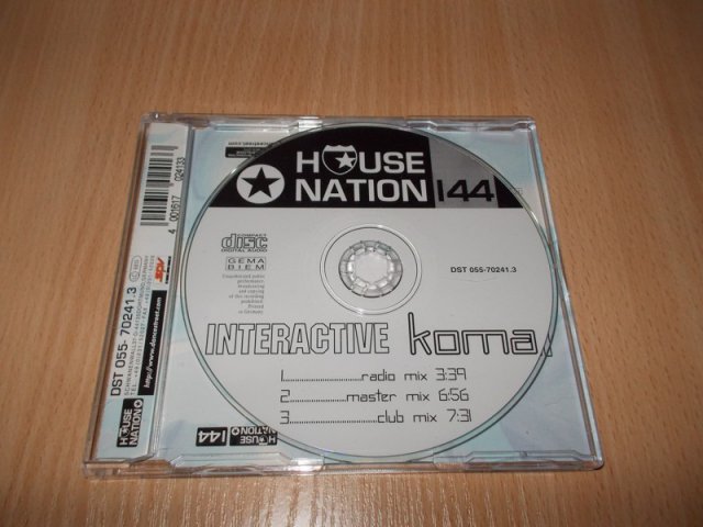 INTERACTIVE - KOMA (CD single) BAZAR ROZBALENO