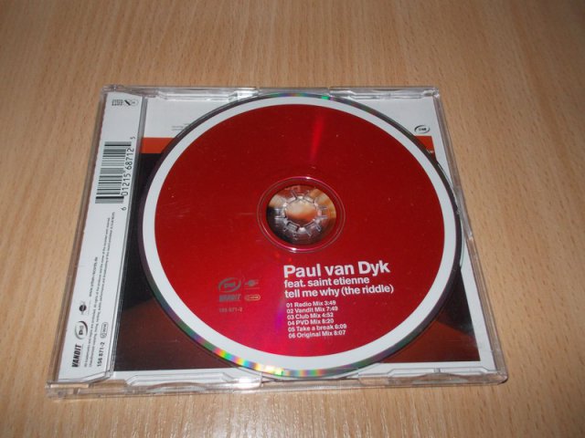 Paul van Dyk Feat. Saint Etienne ‎- Tell Me Why (The Riddle) (CD single) BAZAR ROZBALENO 