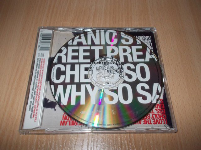 Manic Street Preachers - So Why So Sad  (CD single) BAZAR ROZBALENO 