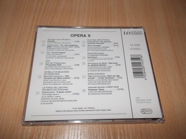 OPERA X - THE SCENES OF MYSTERIES (CD) BAZAR ROZBALENO 