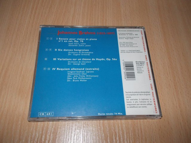 BRAHMS - L´ESSENTIEL Volume 3 (CD) > varianta VOLUME 3 BAZAR ROZBALENO