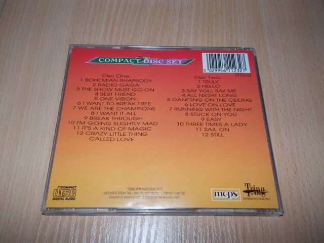 THE SYNTHESIZER ROCK ORCHESTRA PLAYS QUEEN & LIONEL RICHIE (2CD) BAZAR ROZBALENO 