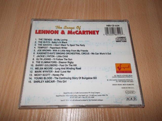 The Songs Of LENNON & McCARTNEY (CD) BAZAR ROZBALENO