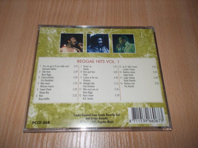 WORLD POP SONGS - REGGAE HITS VOL. 1 (CD) BAZAR ROZBALENO 