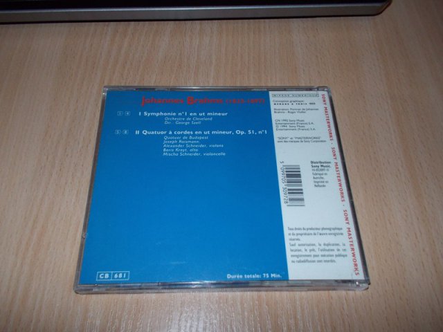 BRAHMS - L´ESSENTIEL Volume 1 (CD) > varianta VOLUME 1 BAZAR ROZBALENO