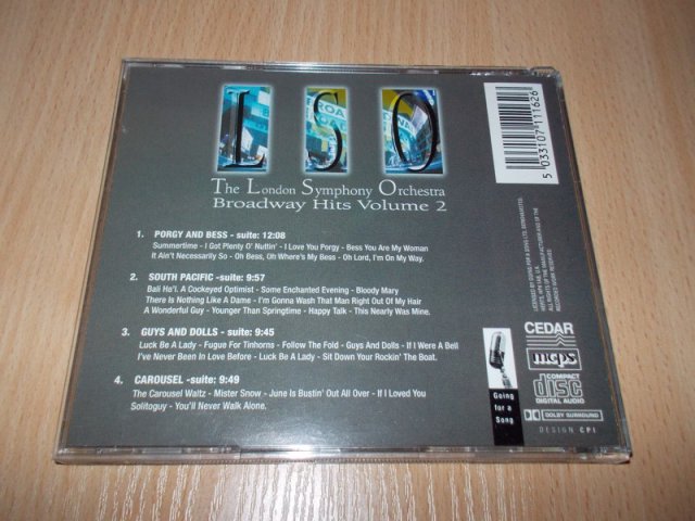 The London Symphony Orchestra: Broadway hits Volume 2 (CD) BAZAR ROZBALENO