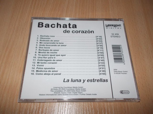 La Luna Y Estrellas - Bachata De Corazon (CD) BAZAR ROZBALENO 