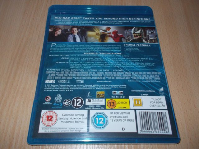 Spider-Man 3 - (Blu-ray)