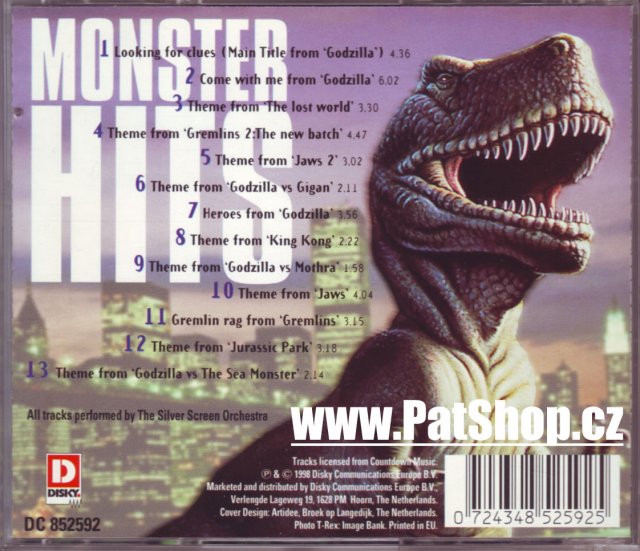 The Silver Screen Orchestra - MONSTER HITS OST-Soundtrack (CD) BAZAR ROZBALENO 