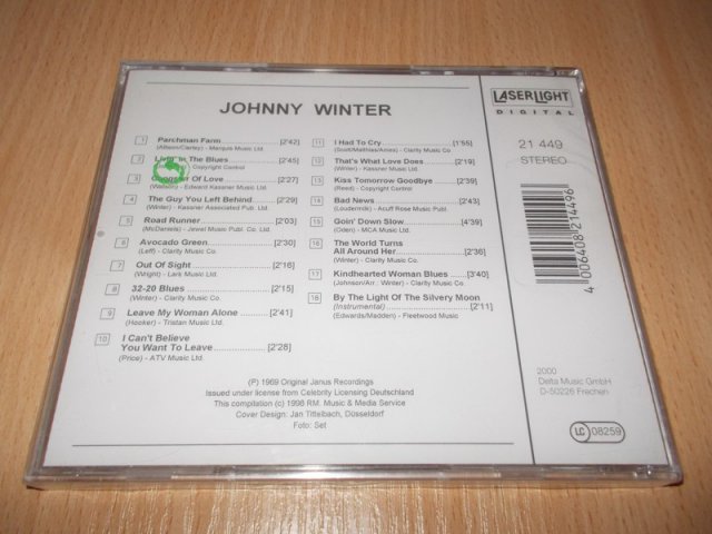Johnny Winter - Johnny Winter (CD) BAZAR ROZBALENO