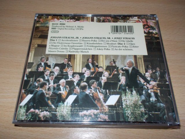 WIENER PHILHARMONIKER-KLEIBER - NEW YERS CONCERT 1989 (2CD) BAZAR ROZBALENO