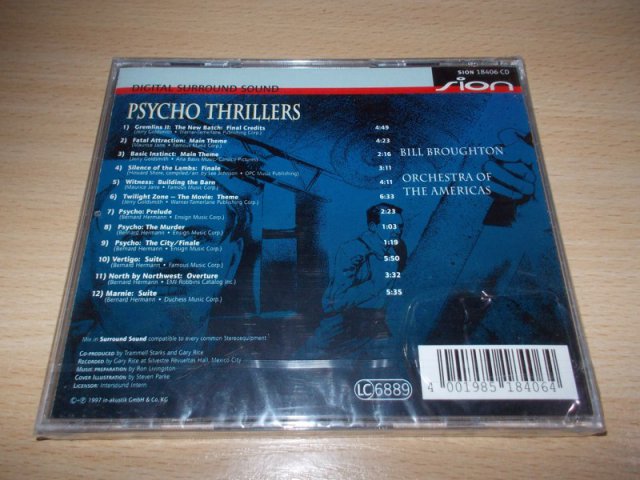Broughton - Psycho Thrillers (CD)