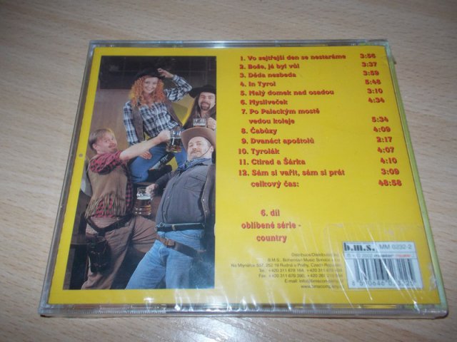 V HOSPODĚ 6 Lehce přisprostlé country (CD) 