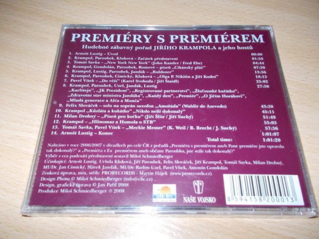 PREMIÉRY S PREMIÉREM (CD)