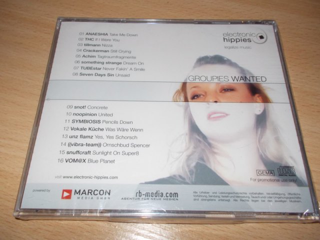 GROUPIES WANTED - Electronic Hippies (CD) BAZAR ROZBALENO