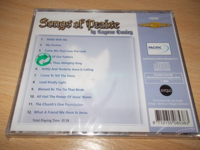SONGS OF PRAISE - BY EUGENE CONLEY (CD)