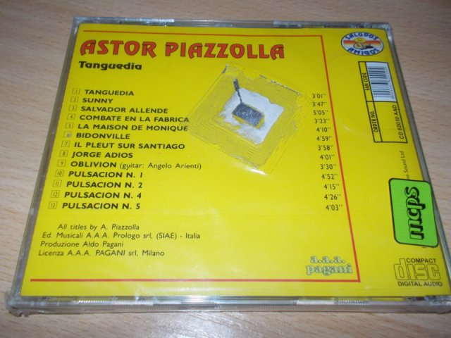 ASTOR PIAZZOLLA - TANGUEDIA (CD) BAZAR ROZBALENO