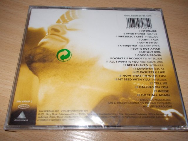 Jon B - Pleasures U Like (CD)
