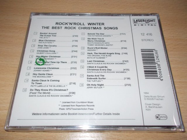 Various Artists - Rock N Roll Winter - THE BEST ROCK CHRISTMAS SONGS (CD)